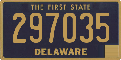 DE license plate 297035