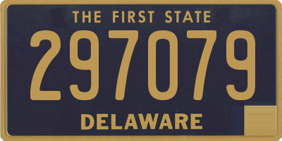 DE license plate 297079