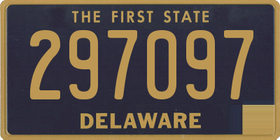 DE license plate 297097