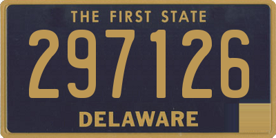 DE license plate 297126