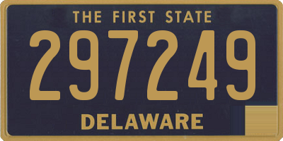 DE license plate 297249