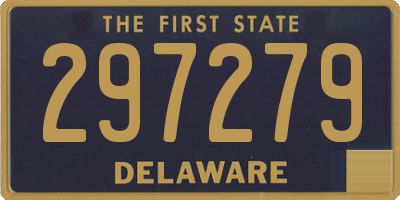 DE license plate 297279