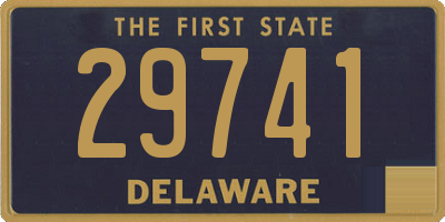 DE license plate 29741