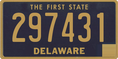 DE license plate 297431
