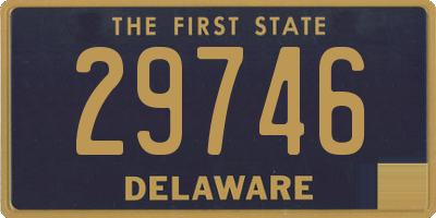 DE license plate 29746