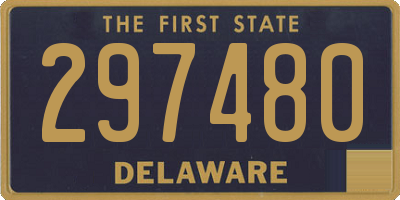 DE license plate 297480