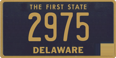 DE license plate 2975