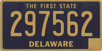 DE license plate 297562