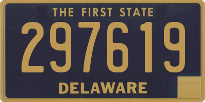DE license plate 297619