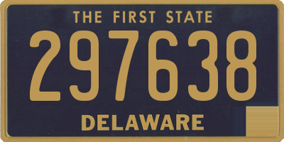 DE license plate 297638