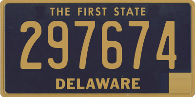 DE license plate 297674