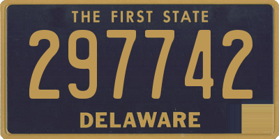 DE license plate 297742