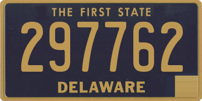 DE license plate 297762