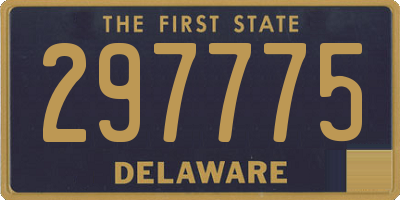 DE license plate 297775