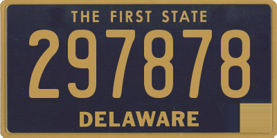 DE license plate 297878