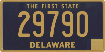 DE license plate 29790