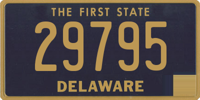 DE license plate 29795