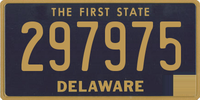 DE license plate 297975