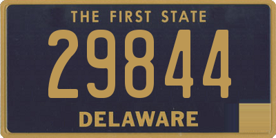 DE license plate 29844