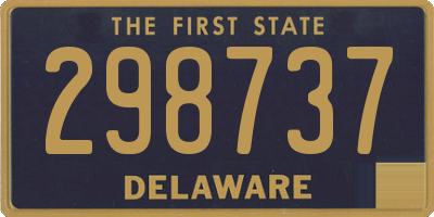 DE license plate 298737