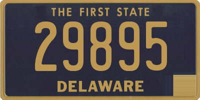 DE license plate 29895