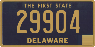 DE license plate 29904