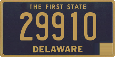 DE license plate 29910