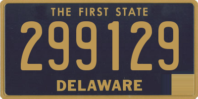 DE license plate 299129
