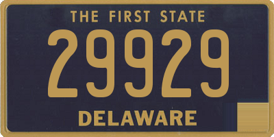 DE license plate 29929