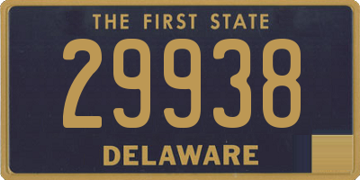 DE license plate 29938