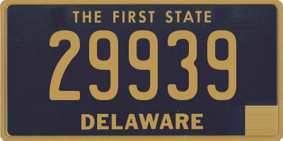 DE license plate 29939