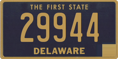 DE license plate 29944