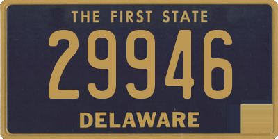 DE license plate 29946