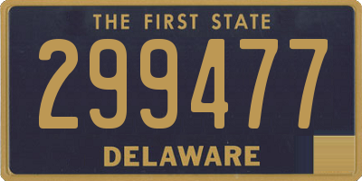 DE license plate 299477
