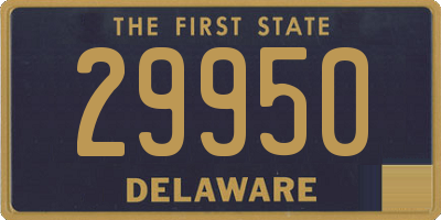 DE license plate 29950