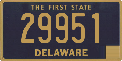 DE license plate 29951