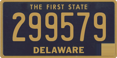 DE license plate 299579