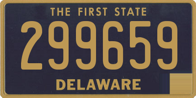 DE license plate 299659