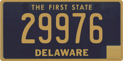 DE license plate 29976