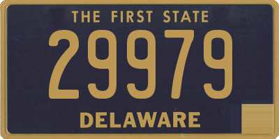 DE license plate 29979