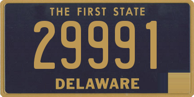 DE license plate 29991