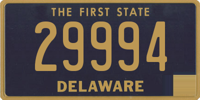 DE license plate 29994