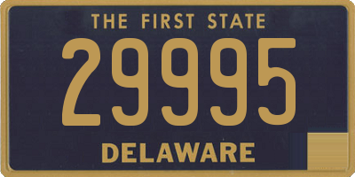 DE license plate 29995