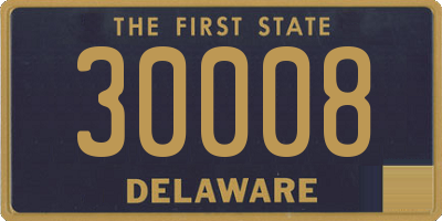 DE license plate 30008