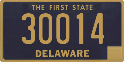 DE license plate 30014