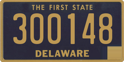 DE license plate 300148