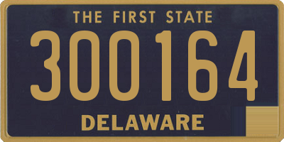 DE license plate 300164