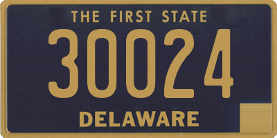 DE license plate 30024