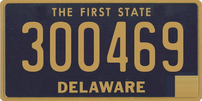 DE license plate 300469