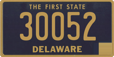 DE license plate 30052